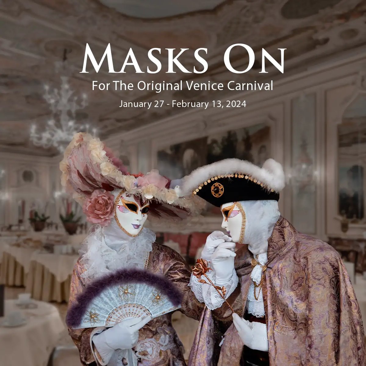 Masks On For The Original Venice Carnival